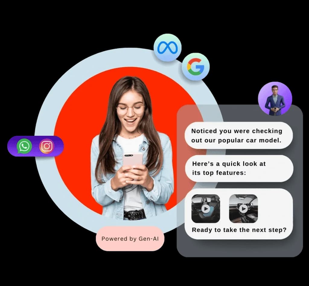 AI chatbot illustration